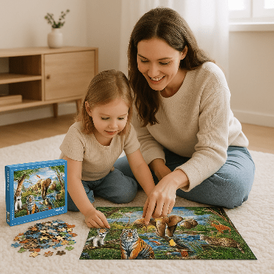 puzzle 1000 pièces | SAFARI - JEU - JOUETS