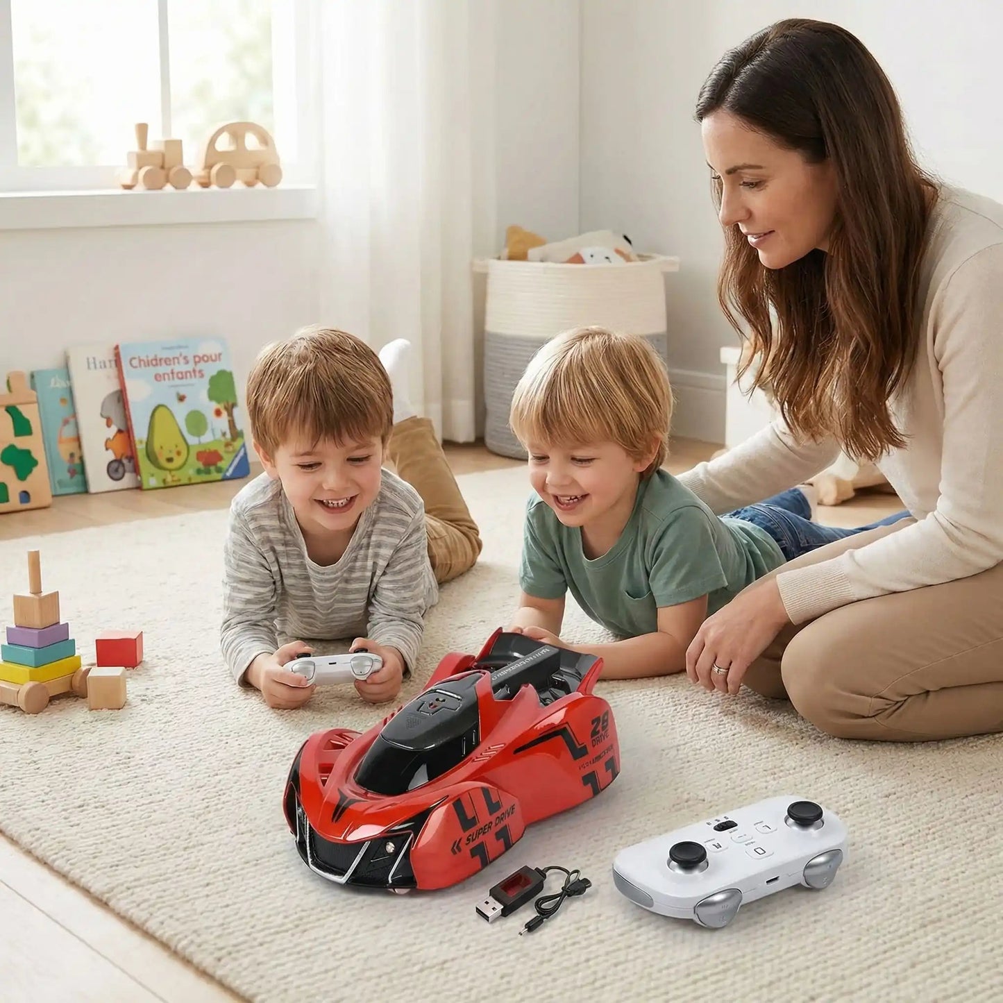 voiture télécommandée enfant | Adhérence AIR ° - JEU - JOUETS