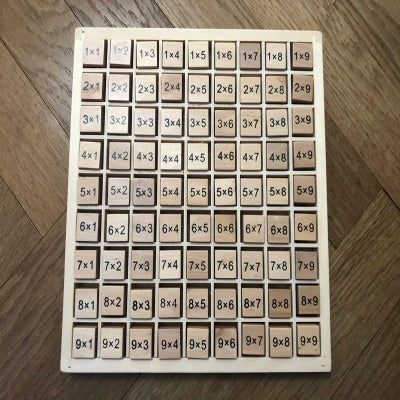puzzle en bois table de math JEU-JOUETS