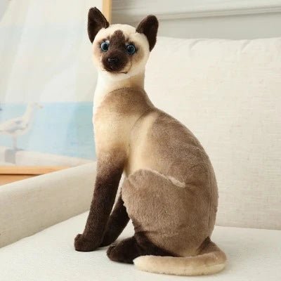 chat peluche réaliste | UPOS JEU-JOUETS