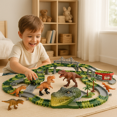 CIRCUIT VOITURE ELECTRIQUE | Dino Land