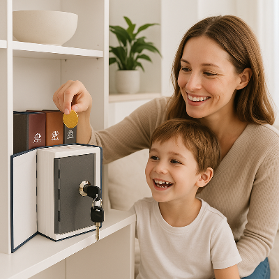jouet enfant | coffre-fort dictionnaire
