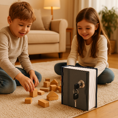 jouet enfant | coffre-fort dictionnaire