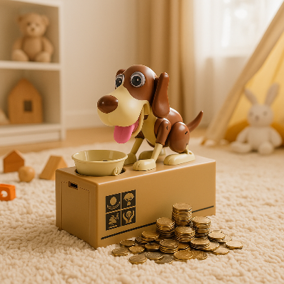 jouet enfant | coffre-fort CHIEN