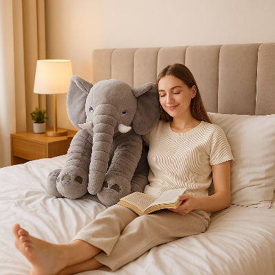 peluche éléphant géant | TOMY