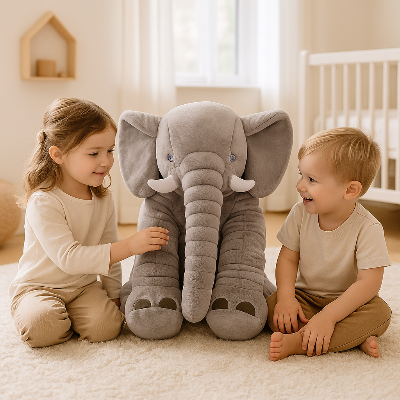 peluche éléphant géant | Tomy