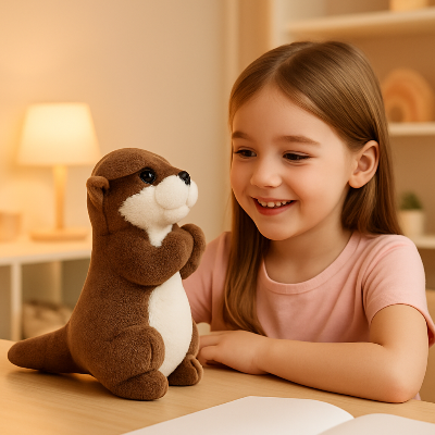 peluche loutre | LILI
