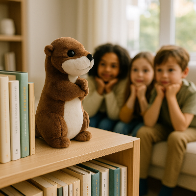 peluche loutre | LILI