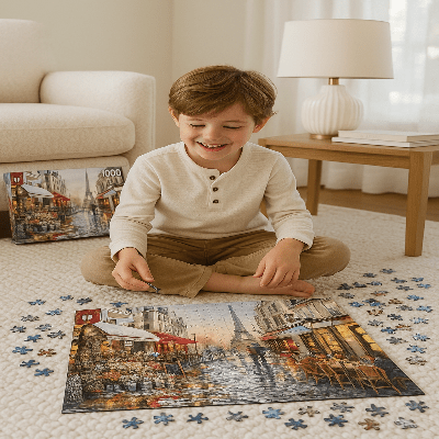 puzzle 1000 pièces | VILLE - JEU - JOUETS