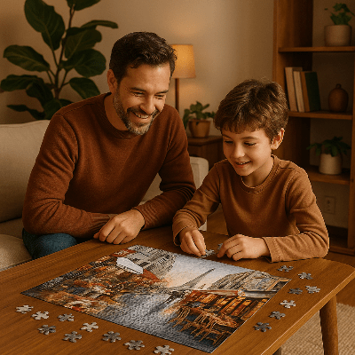 puzzle 1000 pièces | VILLE - JEU - JOUETS