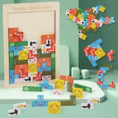 PUZZLE BOIS | TANGRAM™ - JEU - JOUETS