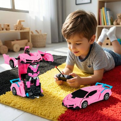 voiture télécommandée enfant | 2 en 1 ROBOT TRANS - FORMEUR - JEU - JOUETS