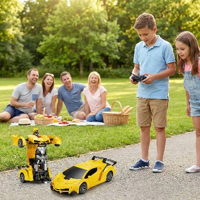 voiture télécommandée enfant | 2 en 1 ROBOT TRANS - FORMEUR - JEU - JOUETS