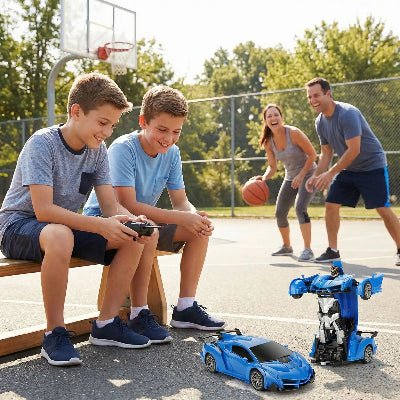 voiture télécommandée enfant | 2 en 1 ROBOT TRANS - FORMEUR - JEU - JOUETS